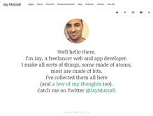 Tablet Screenshot of jaymutzafi.com